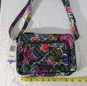Vera Bradley "Falling Flowers" Crossbody Bag NWT